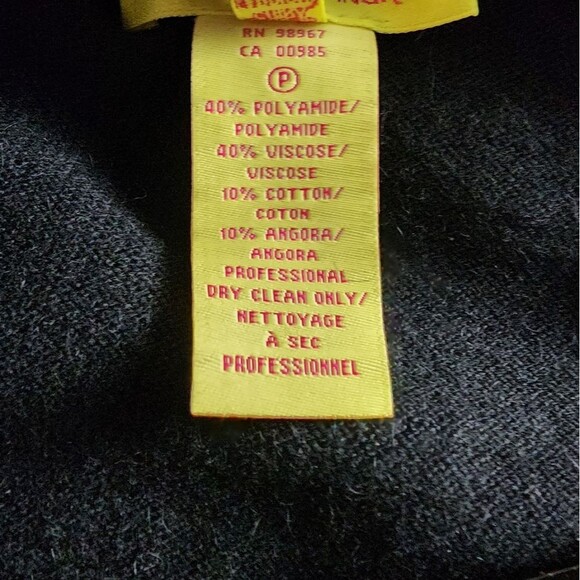 Catherine Malandrino Black Sweater Dress Medium - Picture 7 of 9